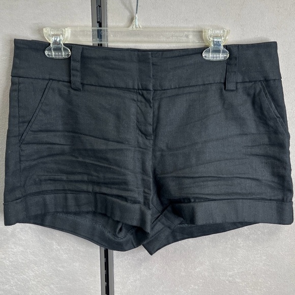 Express Midi Black Women's Shorts - Picture 1 of 5
